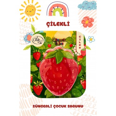 Çilekli Süngerli Sab...